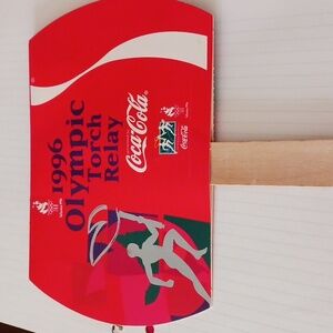 1996 Olympic Torch Relay paper hand fan
